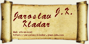 Jaroslav Kladar vizit kartica